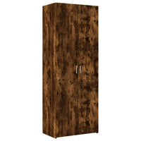 Thumbnail for Highboard Räuchereiche 70x42,5x185 cm Holzwerkstoff