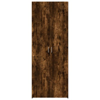 Thumbnail for Highboard Räuchereiche 70x42,5x185 cm Holzwerkstoff