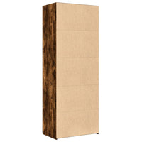 Thumbnail for Highboard Räuchereiche 70x42,5x185 cm Holzwerkstoff