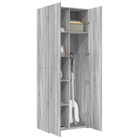 Thumbnail for Highboard Grau Sonoma 70x42,5x185 cm Holzwerkstoff