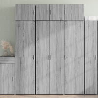 Thumbnail for Highboard Grau Sonoma 70x42,5x185 cm Holzwerkstoff