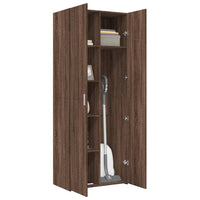 Thumbnail for Highboard Braun Eichen-Optik 70x42,5x185 cm Holzwerkstoff