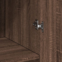 Thumbnail for Highboard Braun Eichen-Optik 70x42,5x185 cm Holzwerkstoff