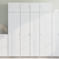 Thumbnail for Highboard Weiß 80x42,5x185 cm Holzwerkstoff