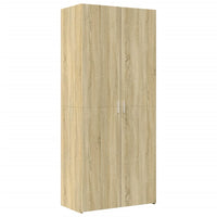Thumbnail for Highboard Sonoma-Eiche 80x42,5x185 cm Holzwerkstoff