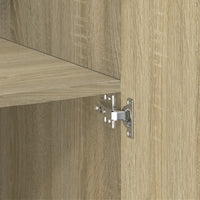Thumbnail for Highboard Sonoma-Eiche 80x42,5x185 cm Holzwerkstoff