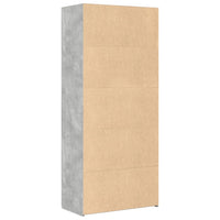Thumbnail for Highboard Betongrau 80x42,5x185 cm Holzwerkstoff