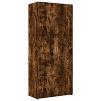 Thumbnail for Highboard Räuchereiche 80x42,5x185 cm Holzwerkstoff