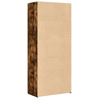 Thumbnail for Highboard Räuchereiche 80x42,5x185 cm Holzwerkstoff