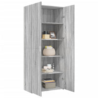 Thumbnail for Highboard Grau Sonoma 80x42,5x185 cm Holzwerkstoff
