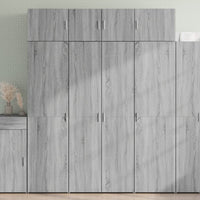 Thumbnail for Highboard Grau Sonoma 80x42,5x185 cm Holzwerkstoff
