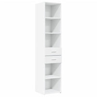 Thumbnail for Highboard Weiß 40x42,5x185 cm Holzwerkstoff