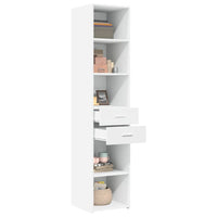 Thumbnail for Highboard Weiß 40x42,5x185 cm Holzwerkstoff