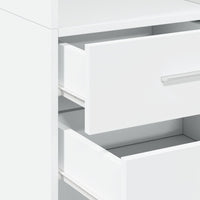 Thumbnail for Highboard Weiß 40x42,5x185 cm Holzwerkstoff