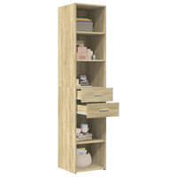 Thumbnail for Highboard Sonoma-Eiche 40x42,5x185 cm Holzwerkstoff