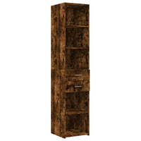 Thumbnail for Highboard Räuchereiche 40x42,5x185 cm Holzwerkstoff