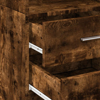 Thumbnail for Highboard Räuchereiche 40x42,5x185 cm Holzwerkstoff