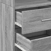 Thumbnail for Highboard Grau Sonoma 40x42,5x185 cm Holzwerkstoff
