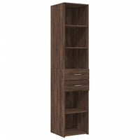 Thumbnail for Highboard Braun Eichen-Optik 40x42,5x185 cm Holzwerkstoff