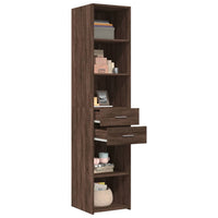 Thumbnail for Highboard Braun Eichen-Optik 40x42,5x185 cm Holzwerkstoff