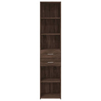 Thumbnail for Highboard Braun Eichen-Optik 40x42,5x185 cm Holzwerkstoff
