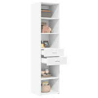 Thumbnail for Highboard Weiß 45x42,5x185 cm Holzwerkstoff