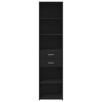Thumbnail for Highboard Schwarz 45x42,5x185 cm Holzwerkstoff