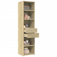 Thumbnail for Highboard Sonoma-Eiche 45x42,5x185 cm Holzwerkstoff
