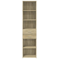 Thumbnail for Highboard Sonoma-Eiche 45x42,5x185 cm Holzwerkstoff