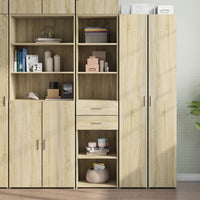 Thumbnail for Highboard Sonoma-Eiche 45x42,5x185 cm Holzwerkstoff