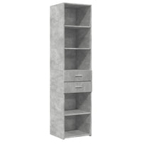 Thumbnail for Highboard Betongrau 45x42,5x185 cm Holzwerkstoff