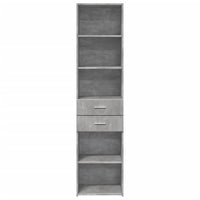 Thumbnail for Highboard Betongrau 45x42,5x185 cm Holzwerkstoff