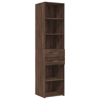 Thumbnail for Highboard Braun Eichen-Optik 45x42,5x185 cm Holzwerkstoff
