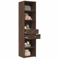 Thumbnail for Highboard Braun Eichen-Optik 45x42,5x185 cm Holzwerkstoff