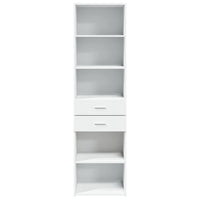 Thumbnail for Highboard Weiß 50x42,5x185 cm Holzwerkstoff