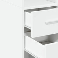 Thumbnail for Highboard Weiß 50x42,5x185 cm Holzwerkstoff