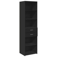 Thumbnail for Highboard Schwarz 50x42,5x185 cm Holzwerkstoff