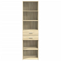 Thumbnail for Highboard Sonoma-Eiche 50x42,5x185 cm Holzwerkstoff