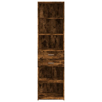 Thumbnail for Highboard Räuchereiche 50x42,5x185 cm Holzwerkstoff