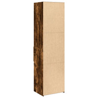 Thumbnail for Highboard Räuchereiche 50x42,5x185 cm Holzwerkstoff