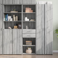 Thumbnail for Highboard Grau Sonoma 50x42,5x185 cm Holzwerkstoff