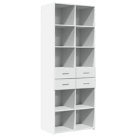 Thumbnail for Highboard Weiß 70x42,5x185 cm Holzwerkstoff