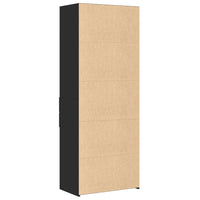 Thumbnail for Highboard Schwarz 70x42,5x185 cm Holzwerkstoff