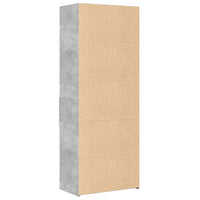 Thumbnail for Highboard Betongrau 70x42,5x185 cm Holzwerkstoff