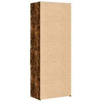Thumbnail for Highboard Räuchereiche 70x42,5x185 cm Holzwerkstoff
