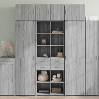 Thumbnail for Highboard Grau Sonoma 70x42,5x185 cm Holzwerkstoff