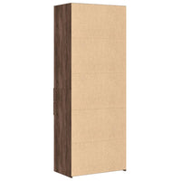 Thumbnail for Highboard Braun Eichen-Optik 70x42,5x185 cm Holzwerkstoff