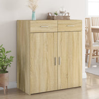 Thumbnail for Sideboard Sonoma-Eiche 80x42,5x93 cm Holzwerkstoff