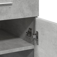 Thumbnail for Sideboard Betongrau 80x42,5x93 cm Holzwerkstoff