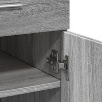 Thumbnail for Sideboard Grau Sonoma 80x42,5x93 cm Holzwerkstoff
